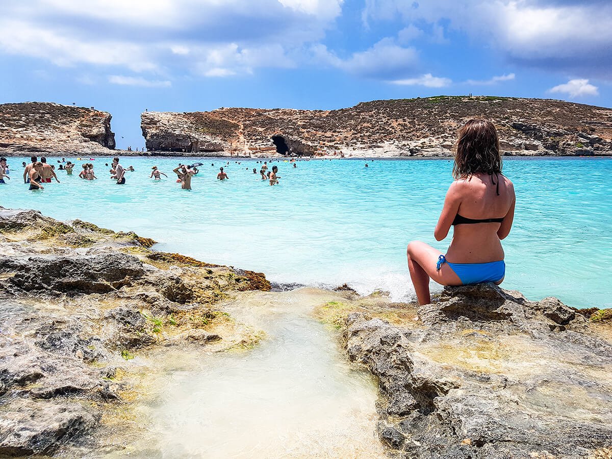 Blue lagoon Comino, Malta