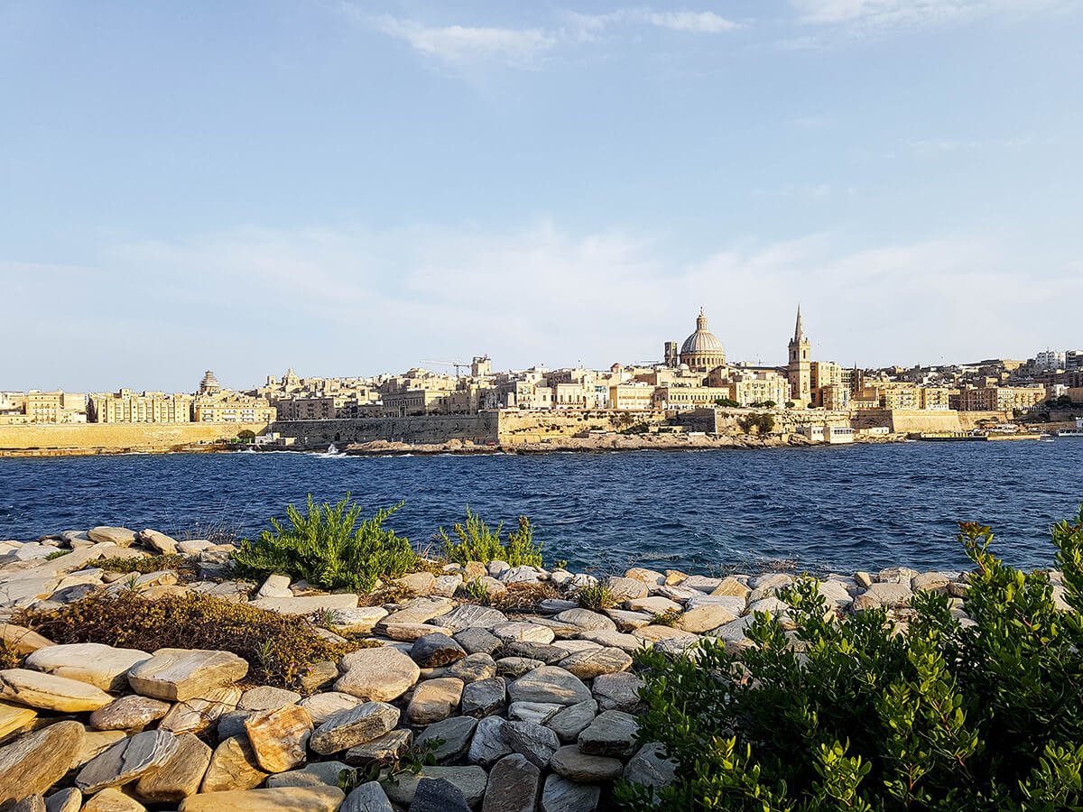 View from the shore in Malta