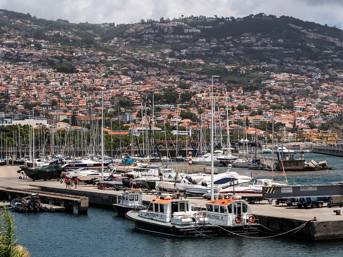 Port in beautiful Funchal