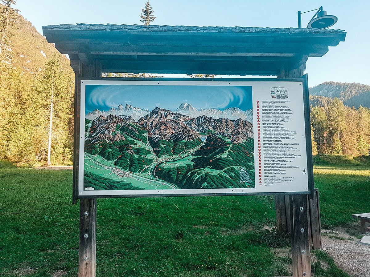 Hiking map