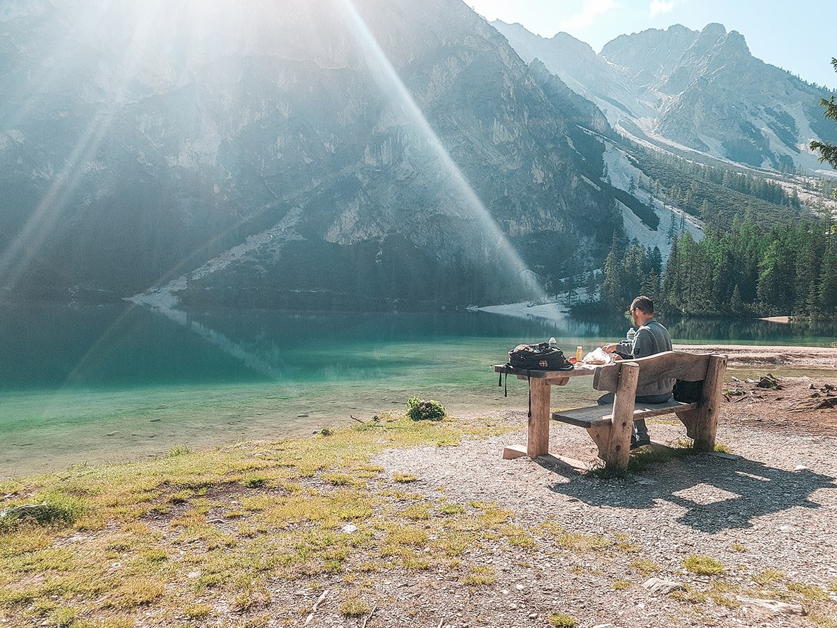 Picnic at lake Braies