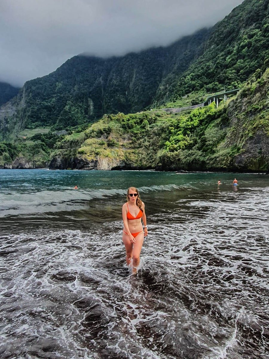 Seixal beach at Madeira