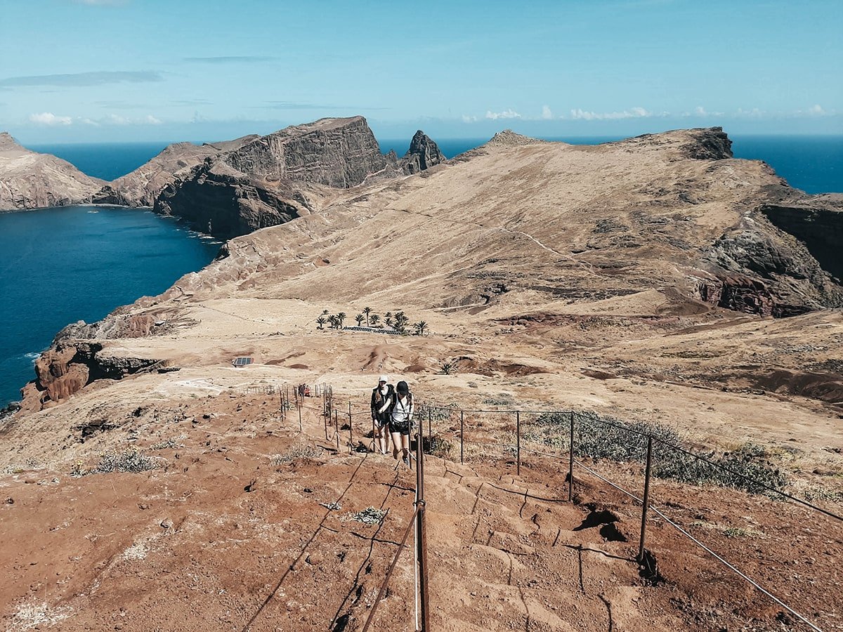 Stairs to the top of Sao Lourenco