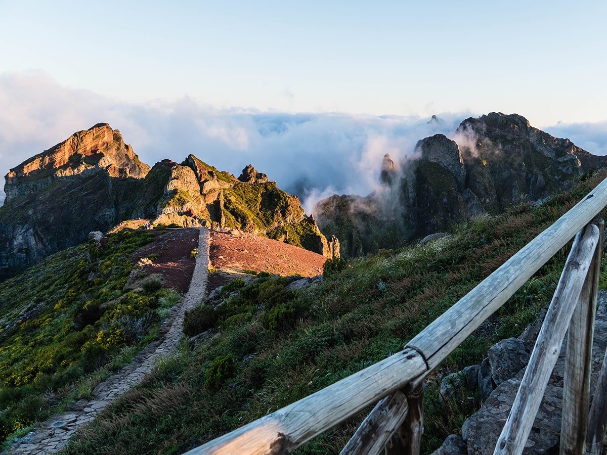 Sunrise at Pico Arieiro in Madeira