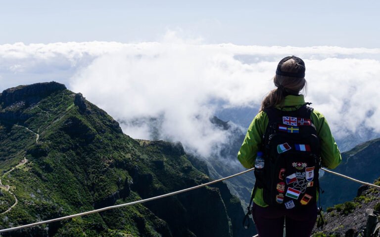 At the highest summit in Madeira, Pico Ruivo