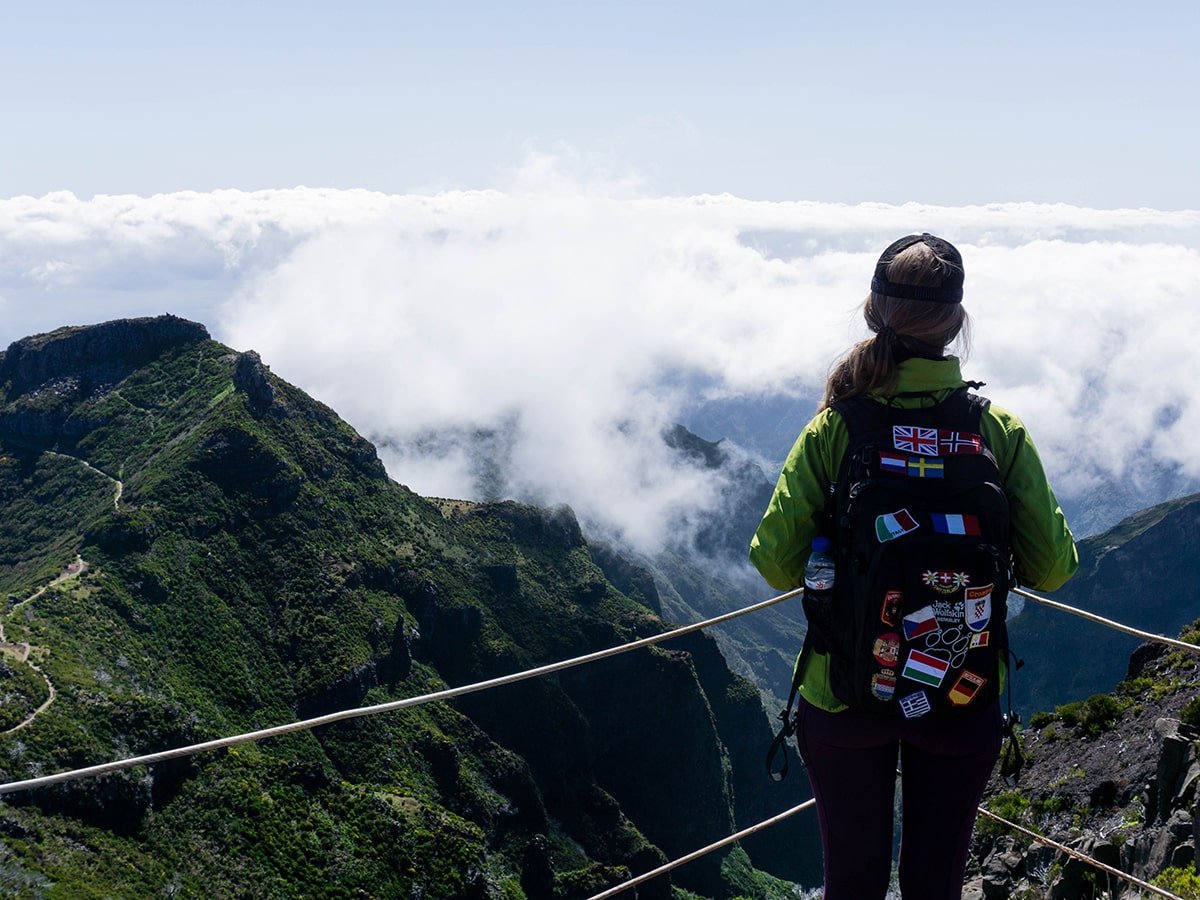 At the highest summit in Madeira, Pico Ruivo