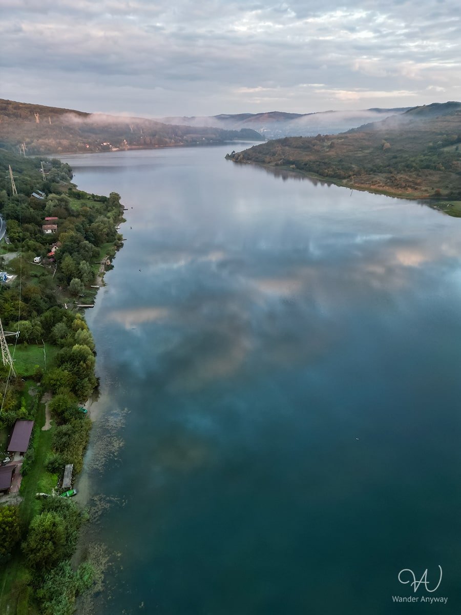 Drone photo of the Bezid Lake