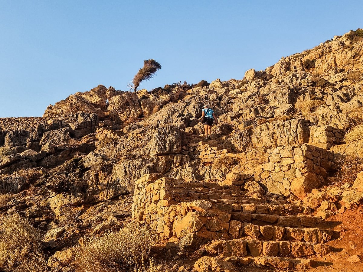 A part of the hike in Crete
