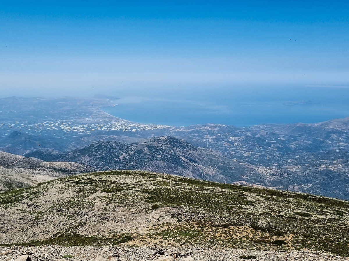 View from Mount Ida, Crete