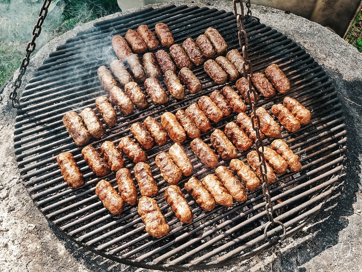 Romanian dish, mititei