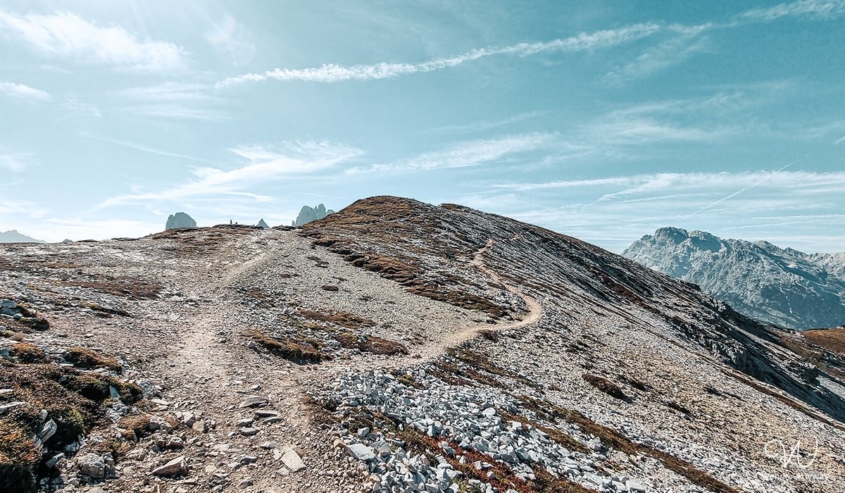 Cadini di Misurina trail junction