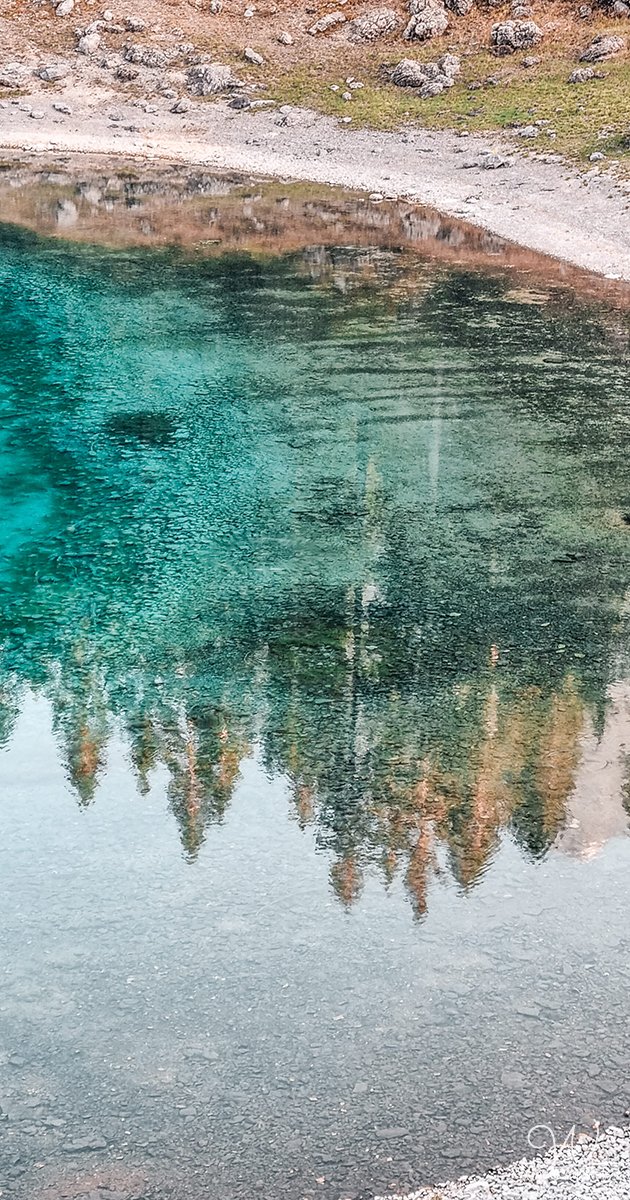 Beautiful hues of lake Carezza