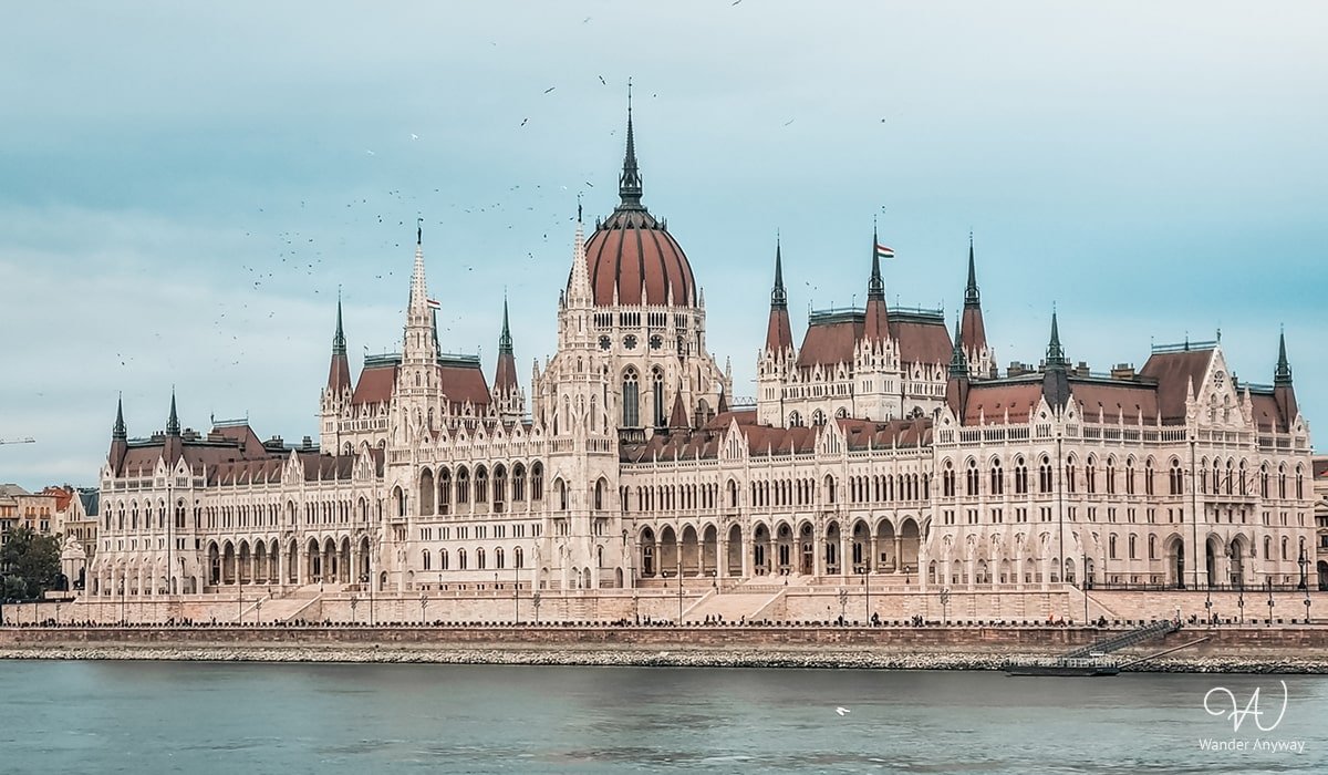 Hungarian Parliament Building and the Danube