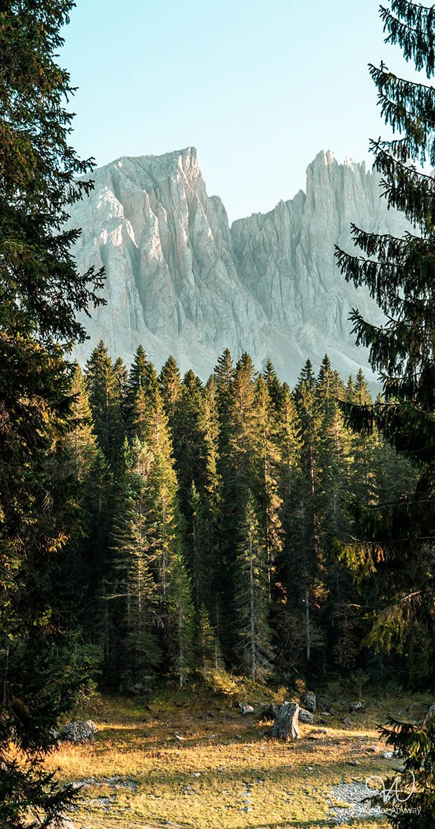 Mountains at Lago di Carezza