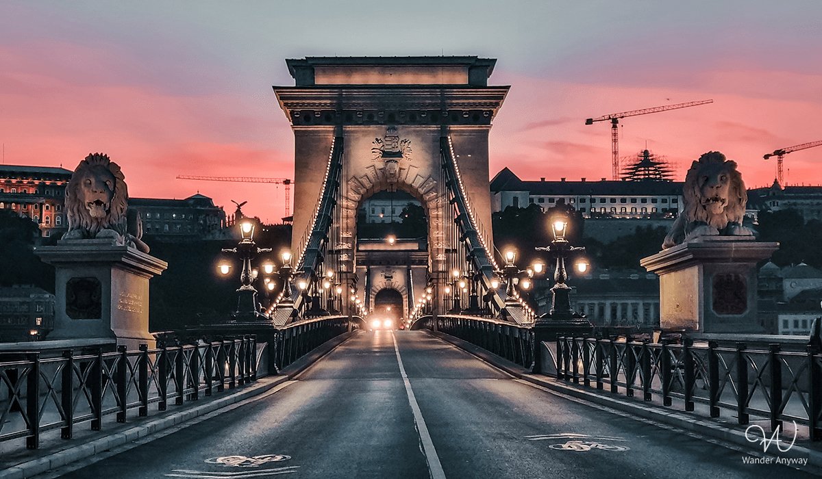 Chain Bridge constructed in 1849