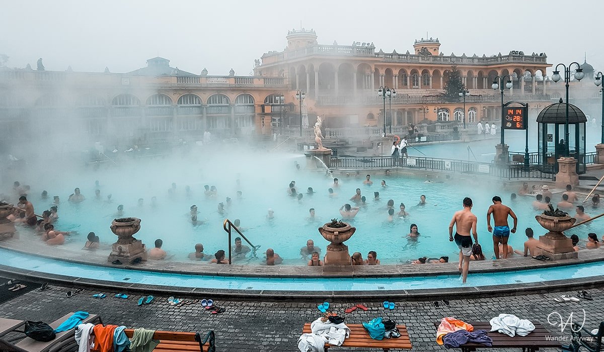 Széchenyi Thermal Baths in December