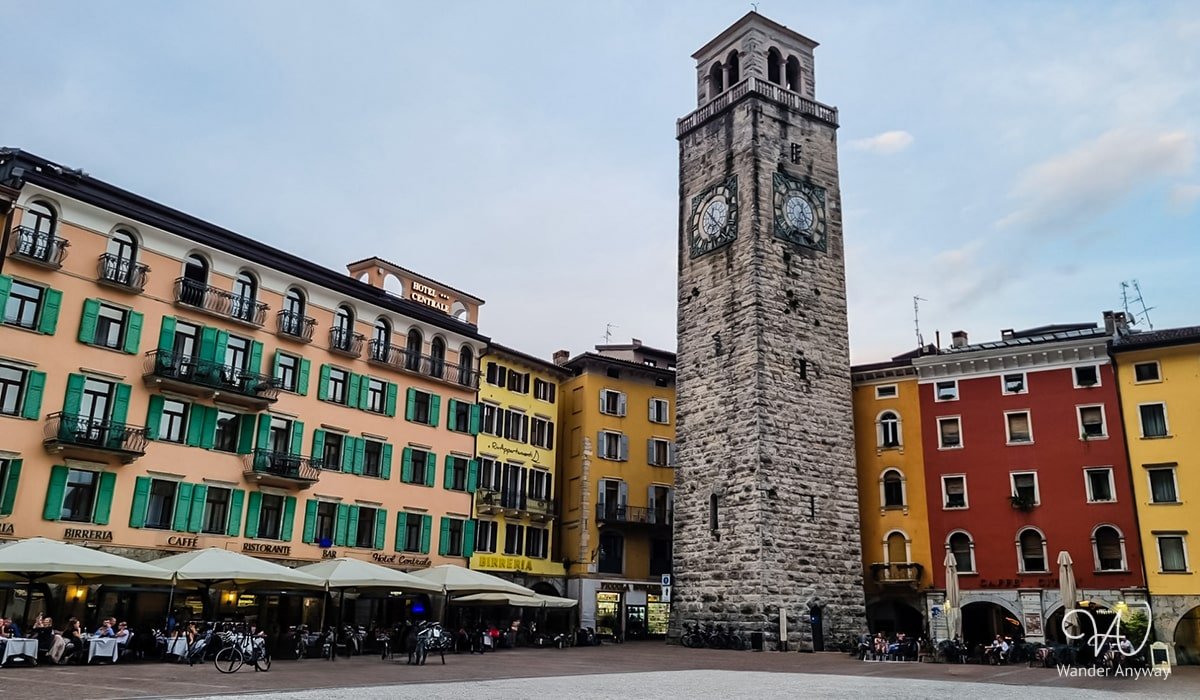 Riva del Garda charming town at Lake Garda