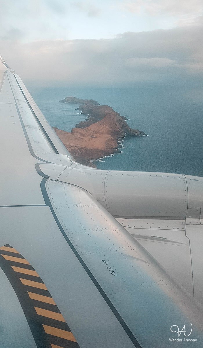 View from the plane of Sao Lourenco