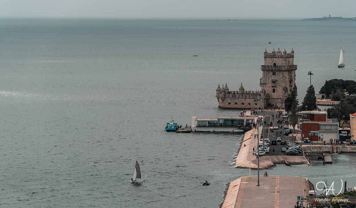 Portugal's famous Belém Tower, Lisbon, Portugal