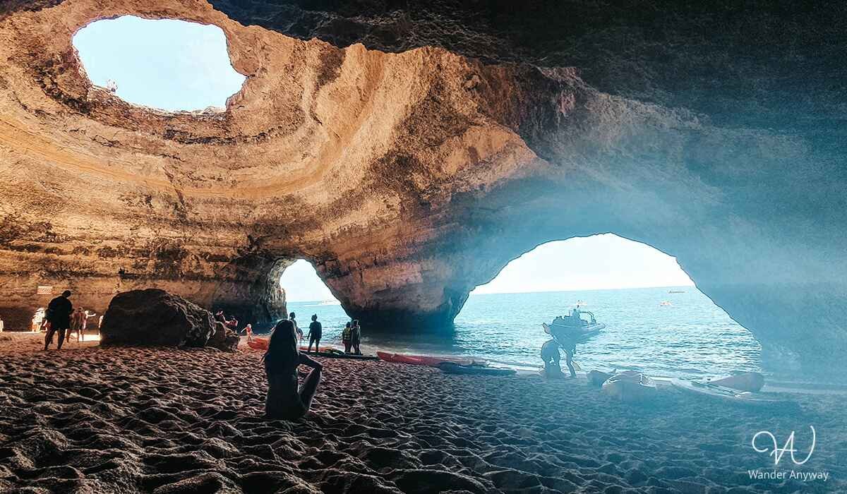 Exploring the Benagil Cave near Lagos