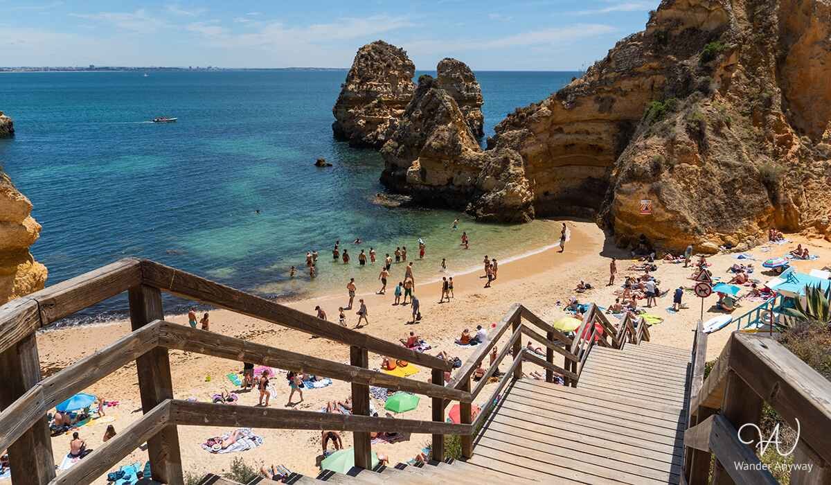 Algarve's natural beauty in Lagos, Portugal
