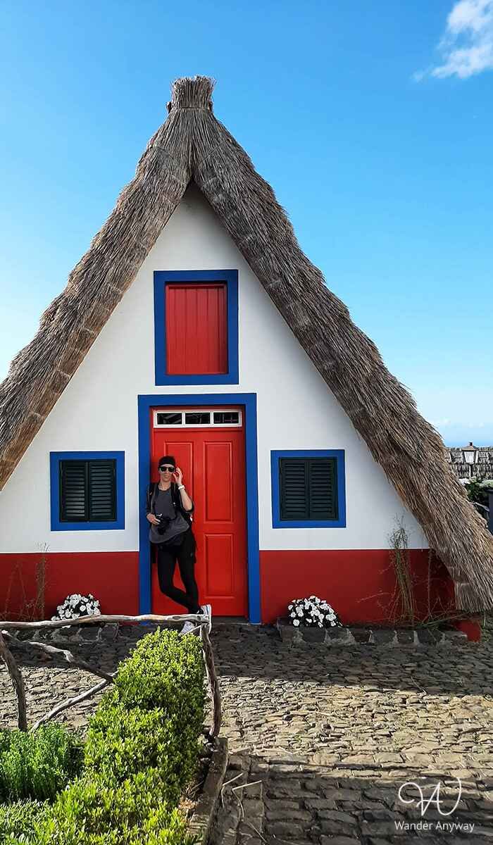 Traditional triangular house