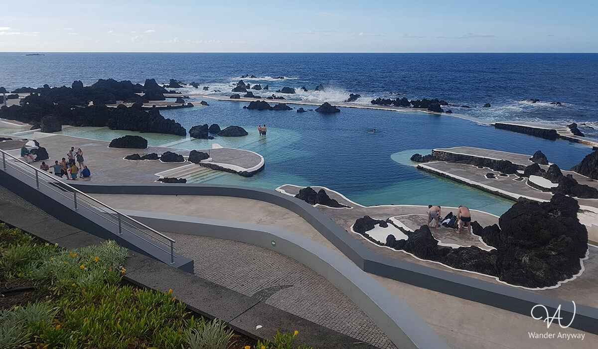 Porto Moniz natural swimming pool in Madeira