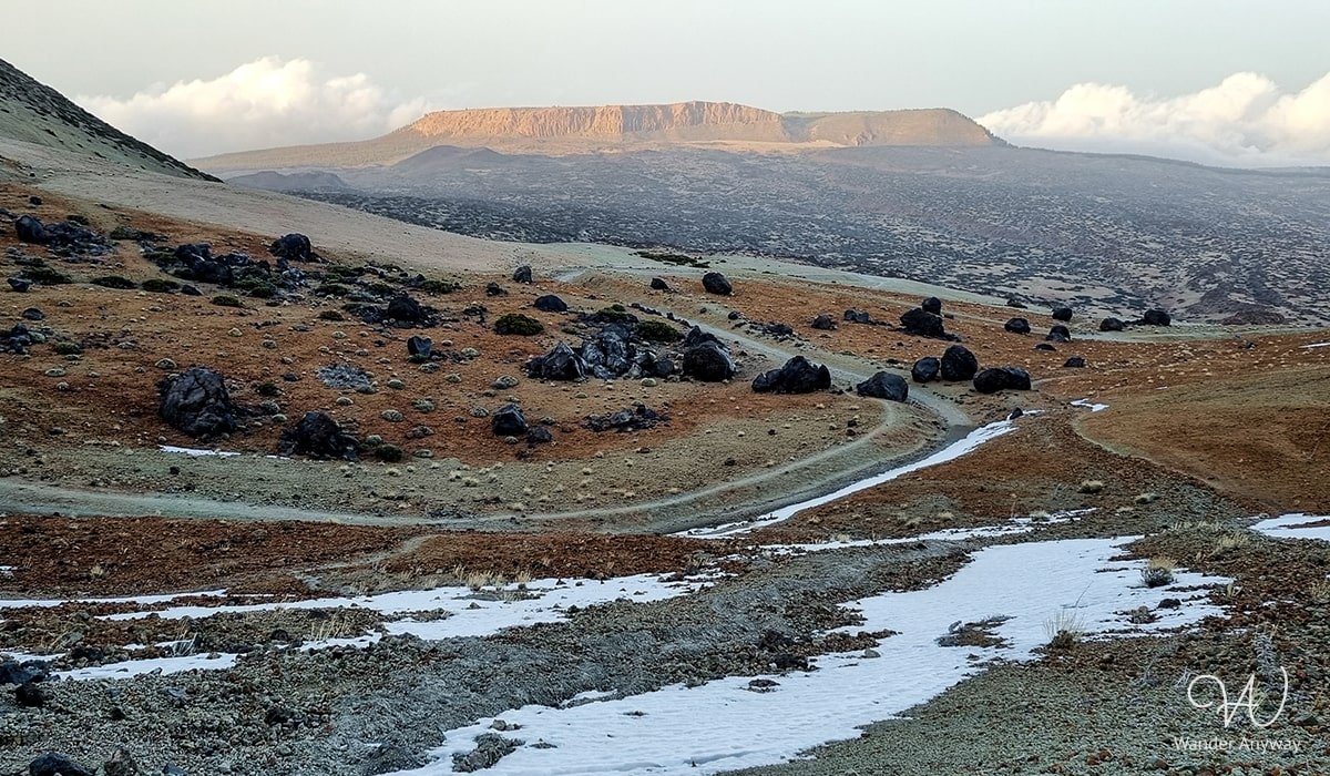 Teide National Park's stunning mountain views from the Mount Teide trail