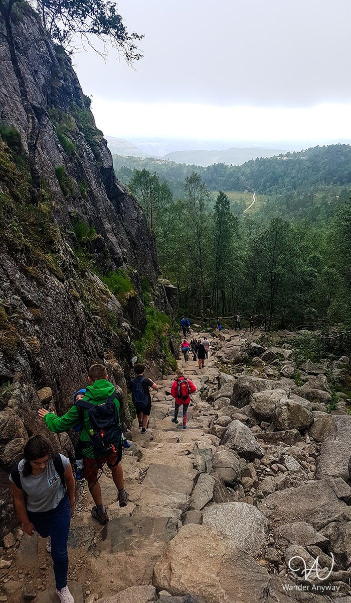 Pulpit Rock Steep Trail Section