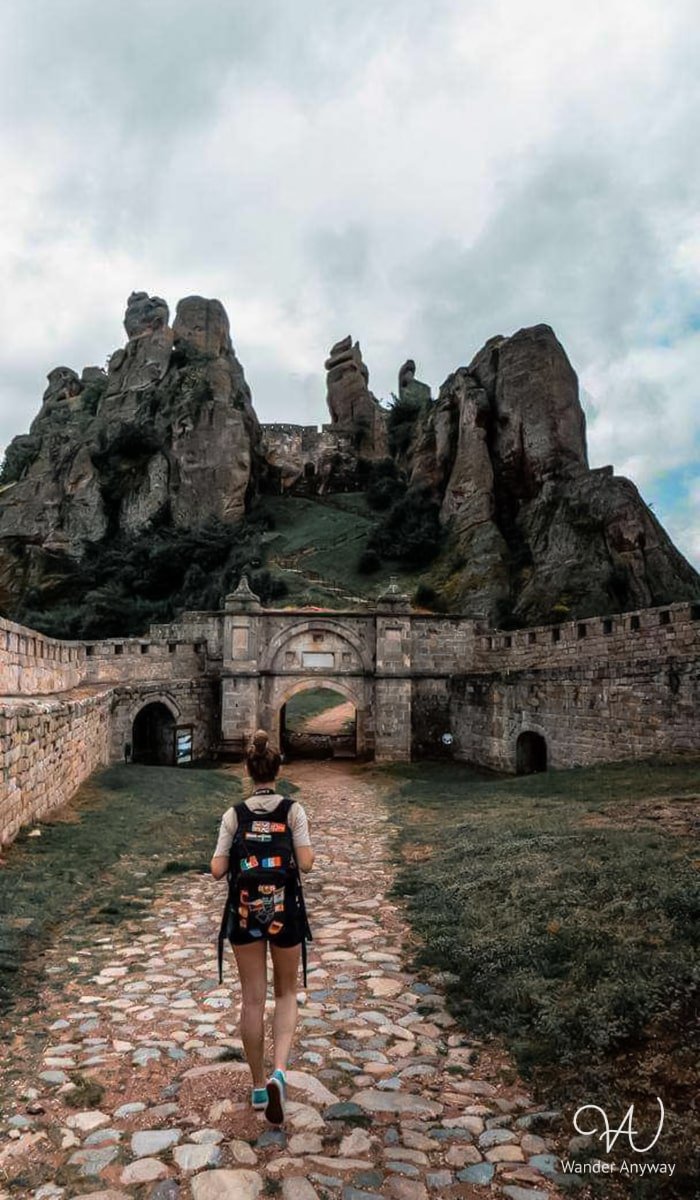 Rock formations of Belogradchik, showcasing their natural beauty.