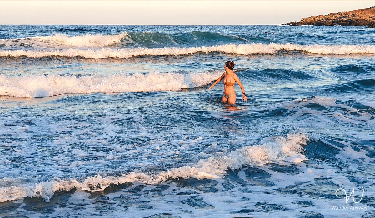 Silistar Beach with waves