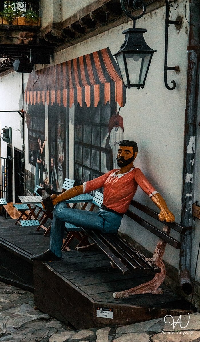 Colorful street art in Veliko Tarnovo's alleys