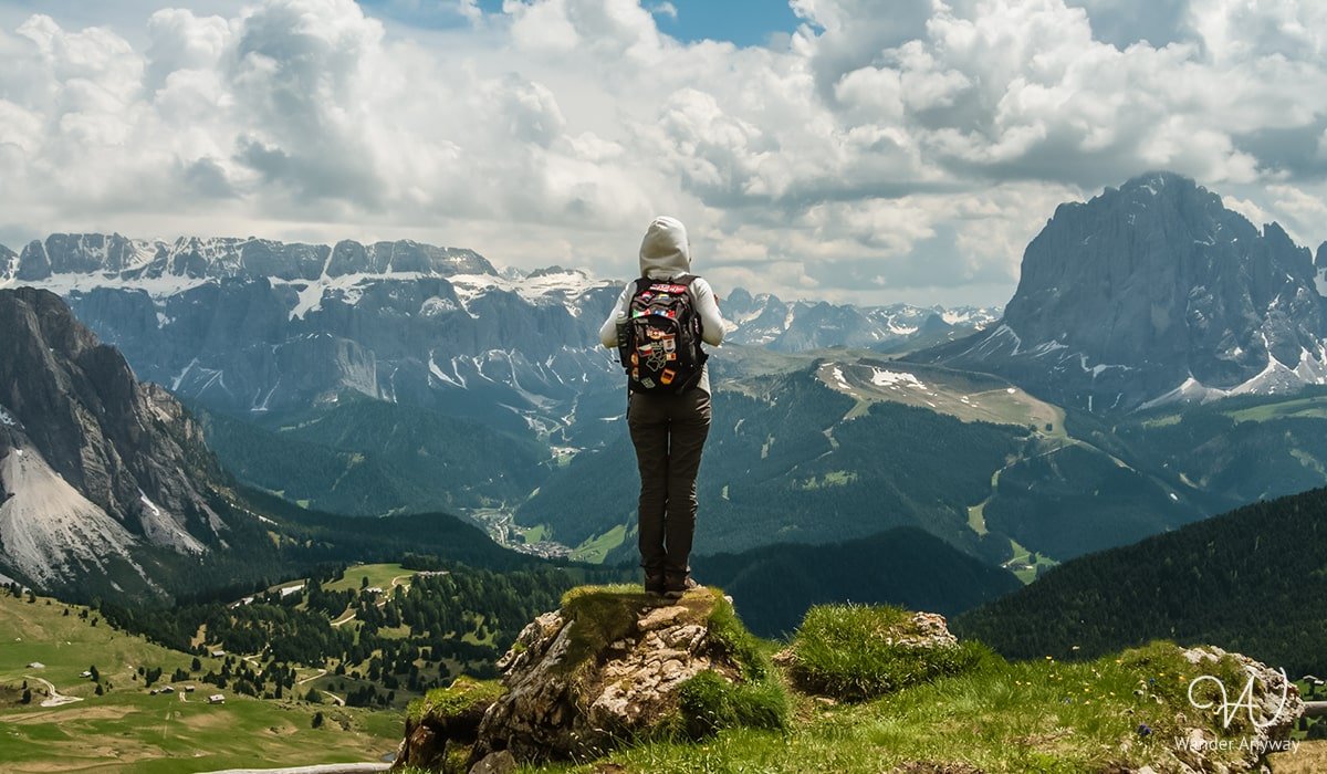 Nature's beauty: Seceda mountain landscape