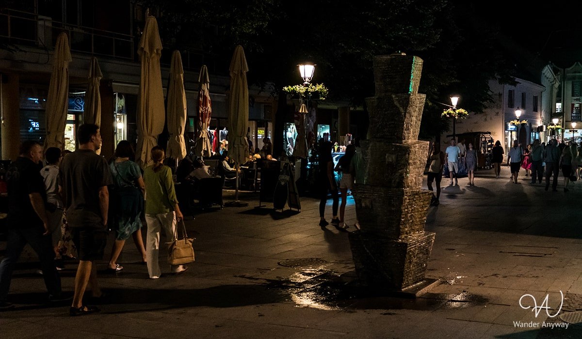 Night life in Belgrade