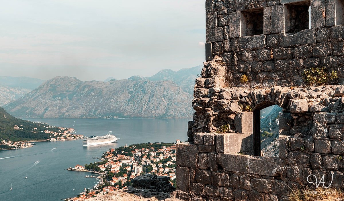 Scenic Kotor Fortress hike in Montenegro