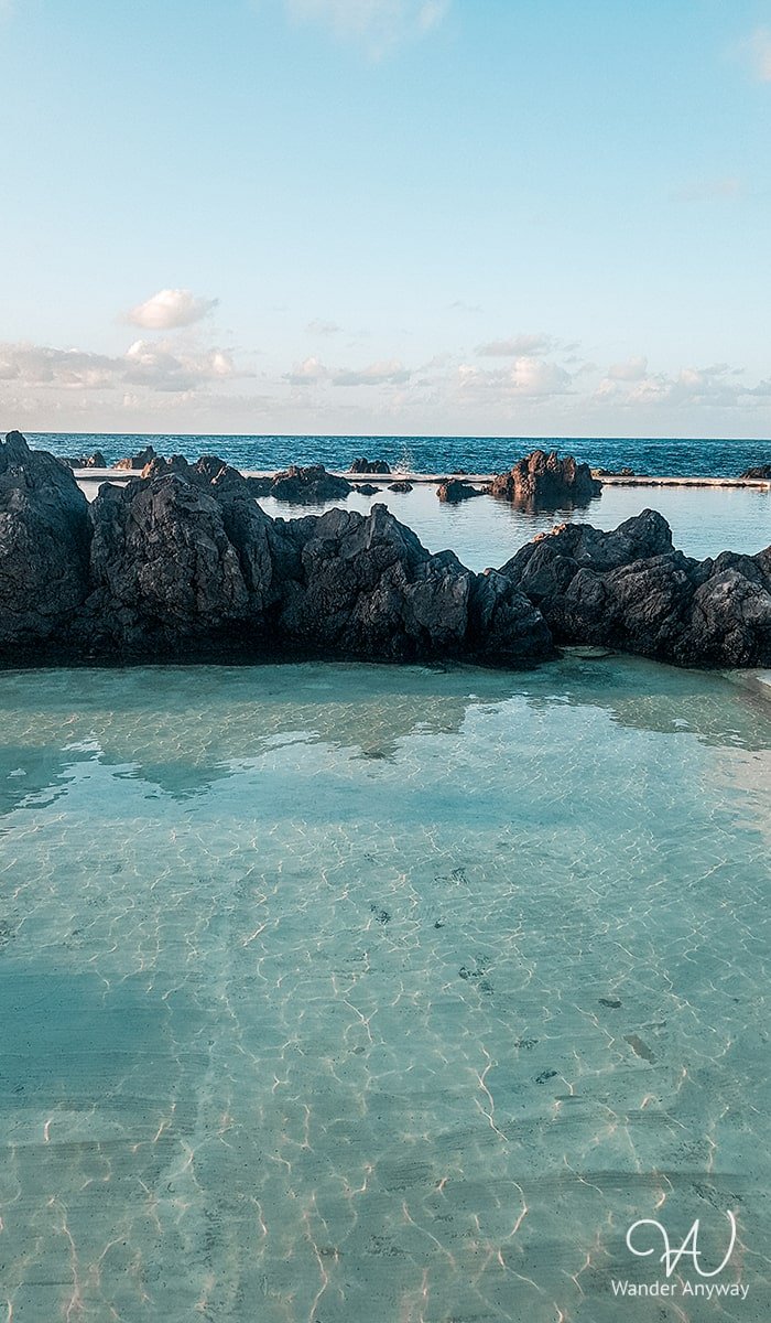 Crystal-clear waters at Porto Moniz natural pools