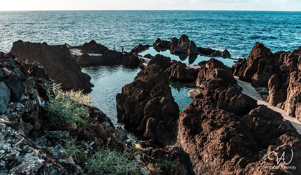 Volcanic rock pools at Aquarium Natural Pools