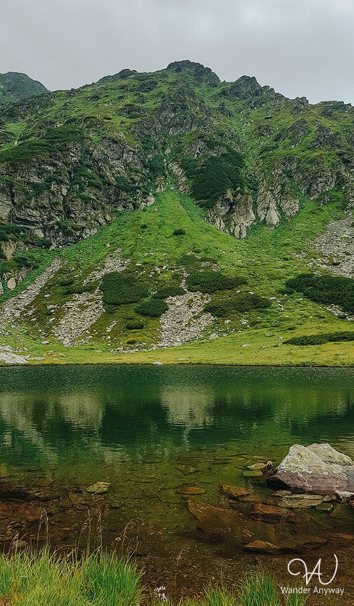 Lake Iezer glacial lake