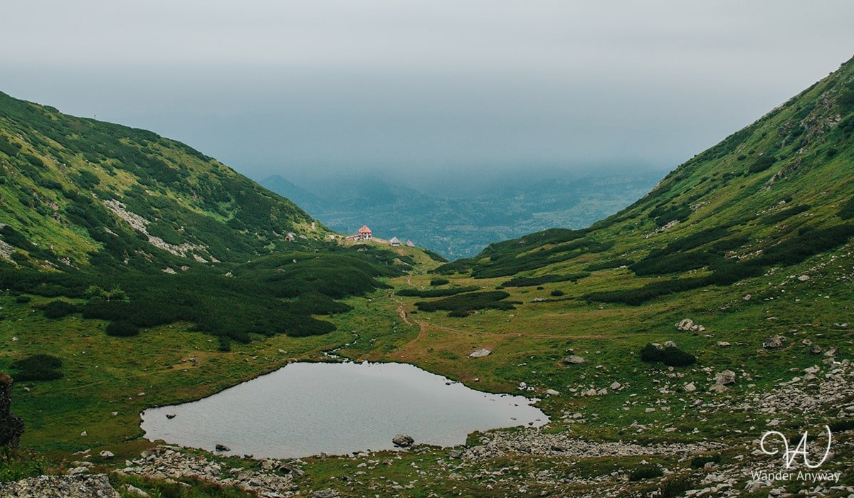 Lake Iezer Romanian map