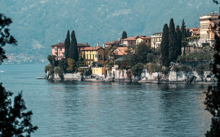 Varenna village on the shores of Lake Como