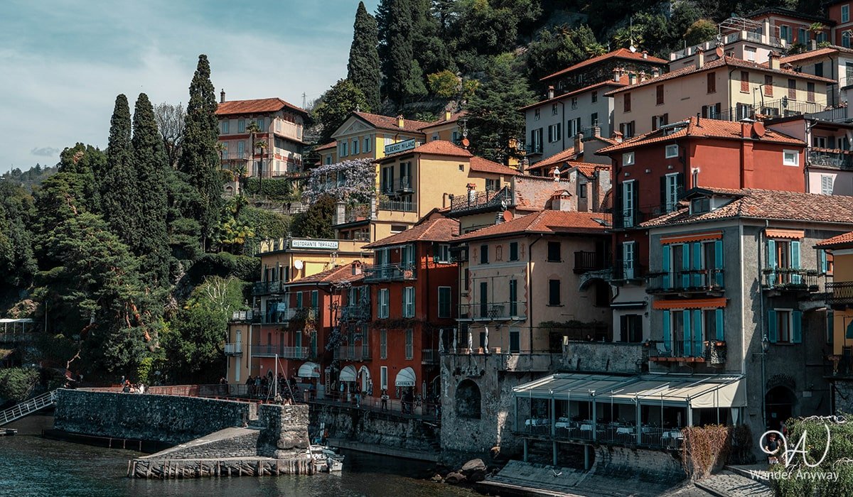 Picturesque Varenna waterfront, Lake Como