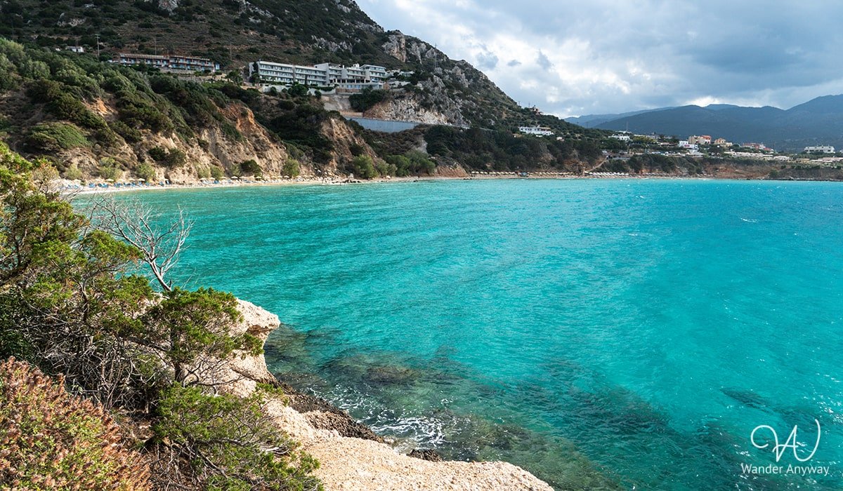 Istro Municipal and Voulisima beaches in Lasithi Region Crete