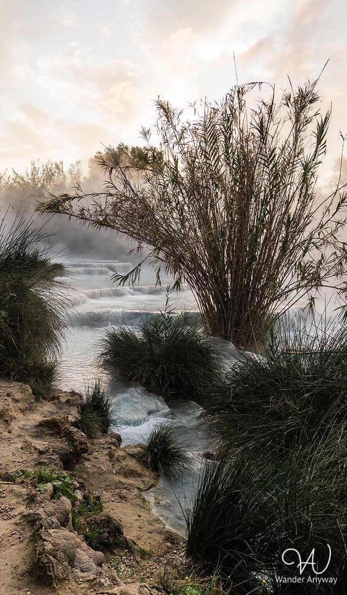 Natural hot springs.