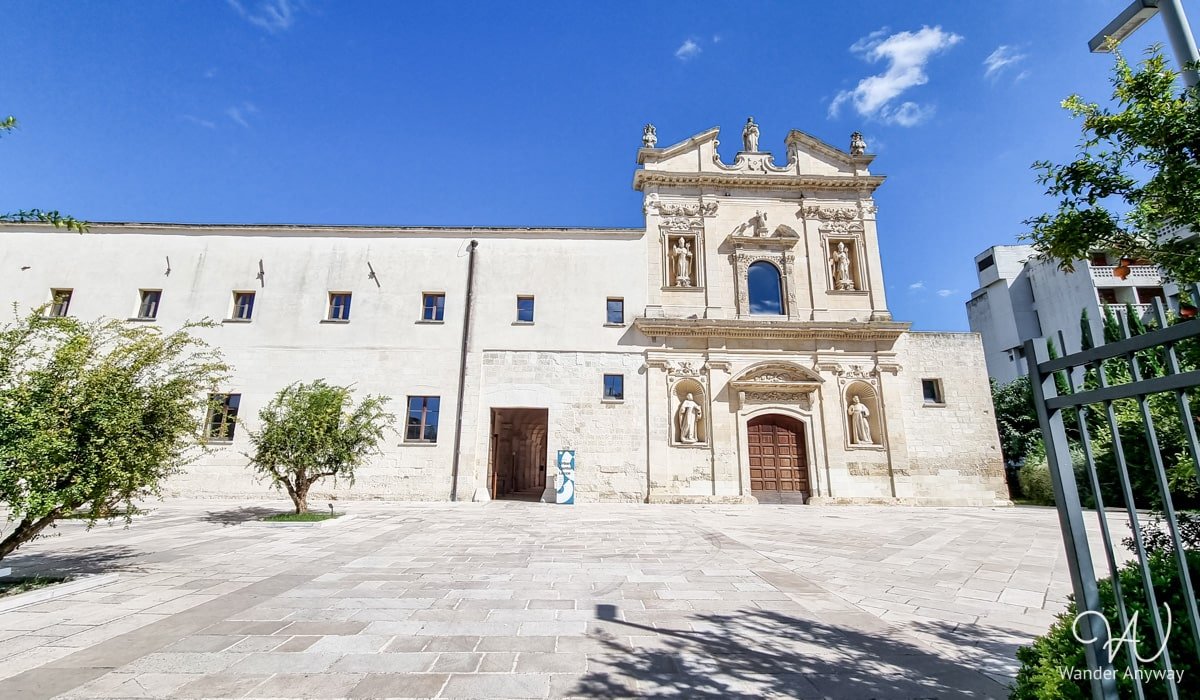 Ex Convento degli Agostiniani, a historic convent in Lecce now serving as a vibrant cultural hub.