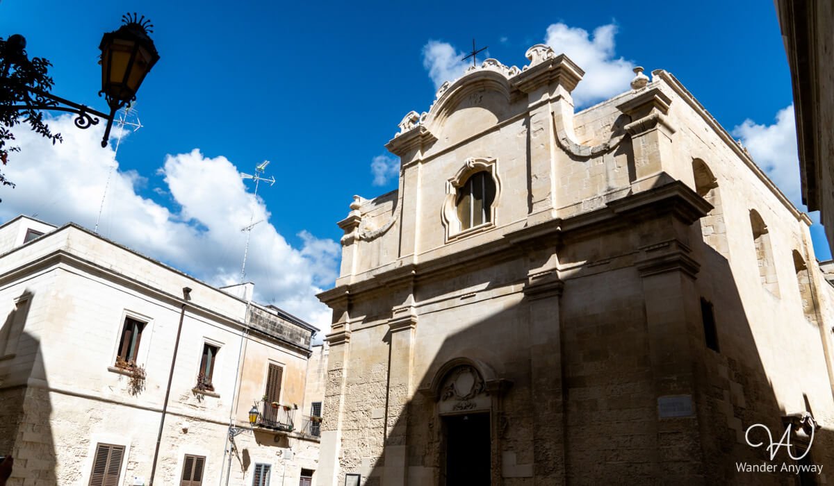 San Niccolò dei Greci, a small but historically significant church reflecting Lecce’s Greek-Byzantine influence.