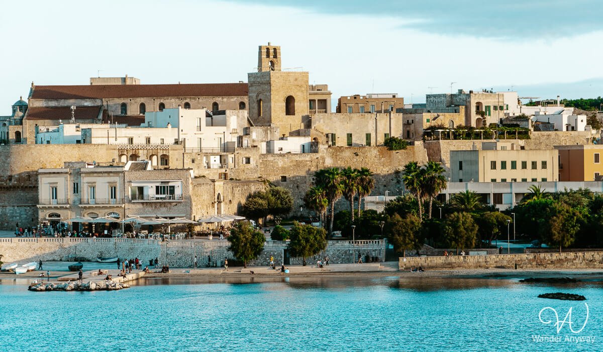 Sunset from Cappella della Madonna dell'Altomare, one of the best viewpoints in Otranto.