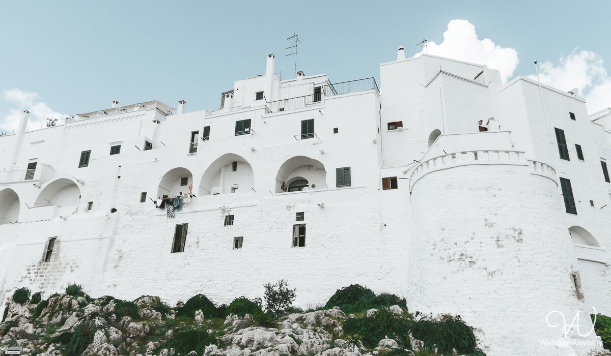 Whitewashed buildings in Ostuni